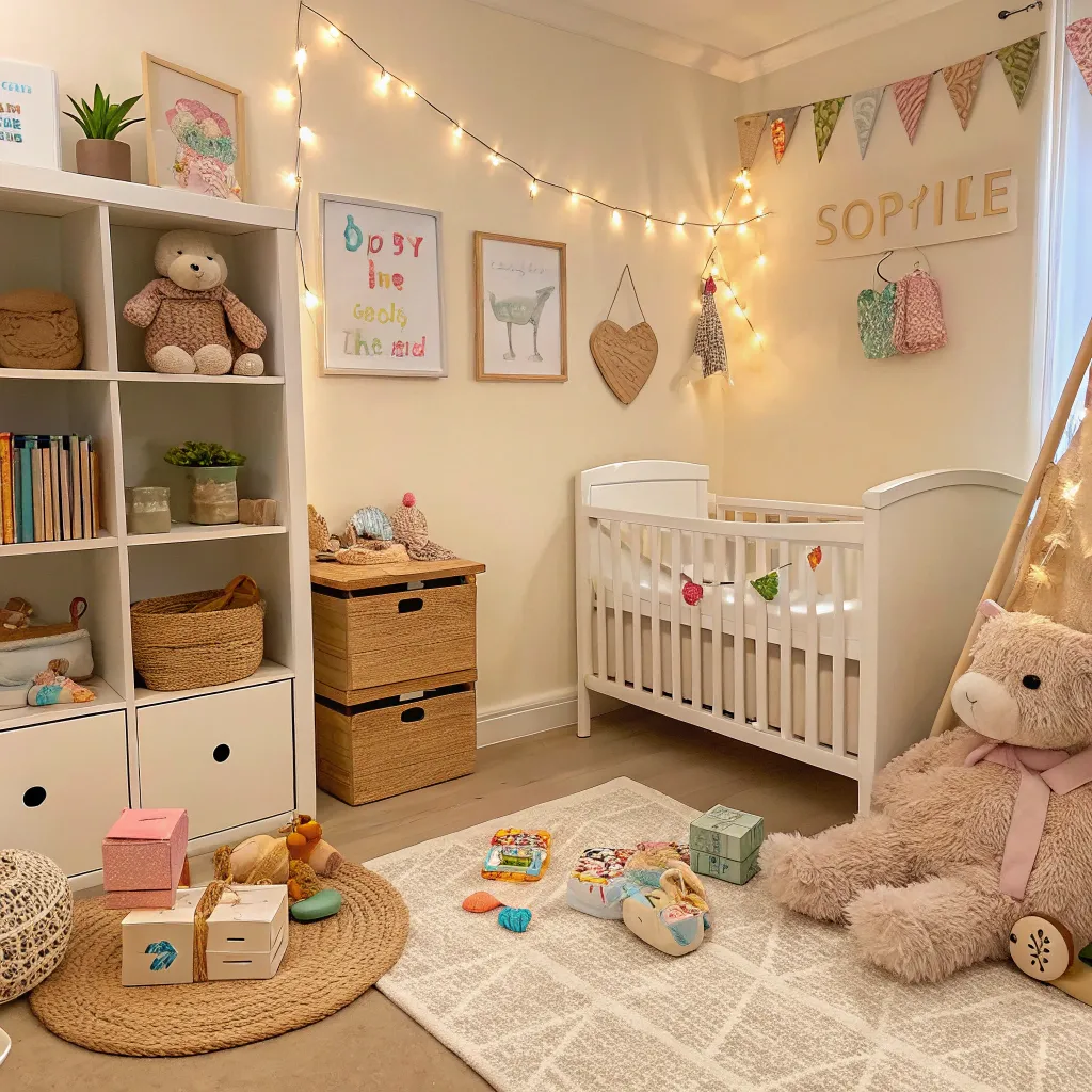 Sophie's nursery with beautifully crafted toys
